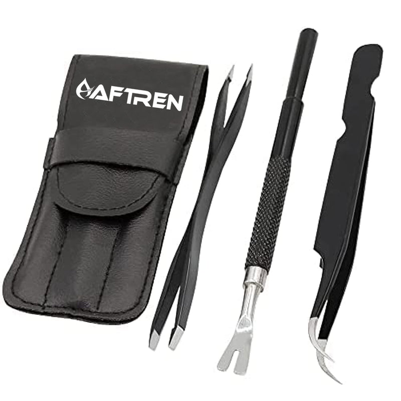 AFTREN Professional Tick Remover Pet Care Tool Set for Dogs/Cats/Horses/Humans 3PCS Stainless Steel Fleas Ticks Remover Kit with Storage - PawsPlanet Australia