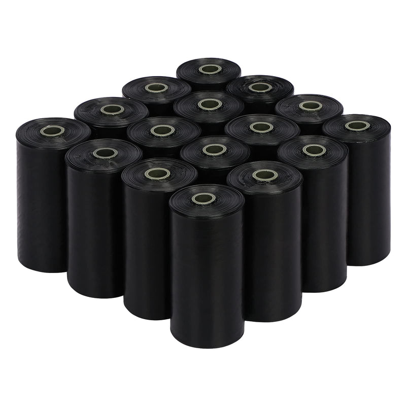 FYY Dog Poo Bags, Dog Waste Bags Strong Eco-Friendly-16 Rolls, 240 bags Black - PawsPlanet Australia