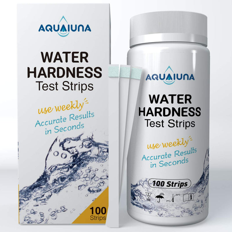 Aqualuna Water Hardness Test Kit- Fast and Accurate Testing for Dishwasher, Drinking Water, Pool and Aquarium- 100 Counts at 0-425ppm- Maintain Water Quality. - PawsPlanet Australia