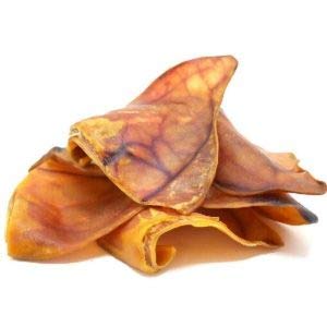 Pigs Ears for dogs - Pack of 6 natural pigs ears for dogs - a long lasting treat great for your dogs teeth - PawsPlanet Australia