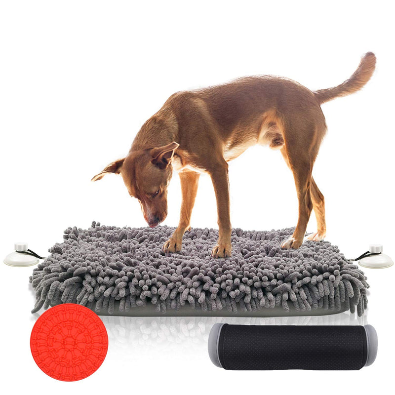 Snuffle Mat for Dogs (21" x 17"), Interactive Dog Food Mat for Boredom, Encourages Natural Foraging Skills for Dogs, Perfect for Small Medium and Large Dogs. - PawsPlanet Australia