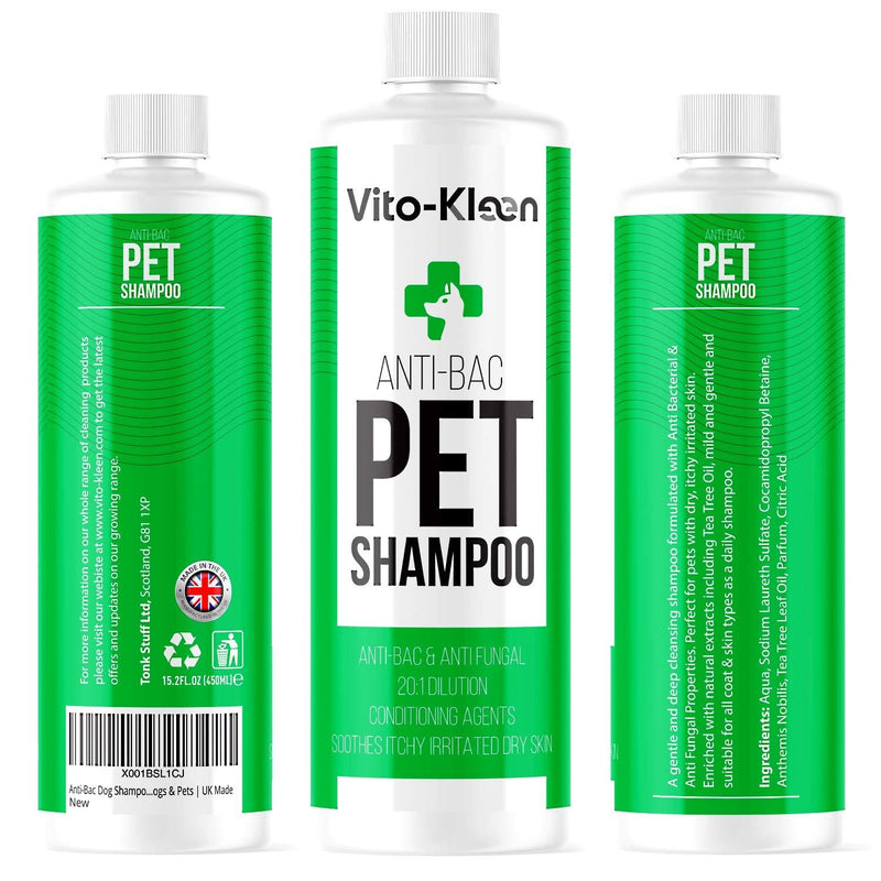 Dog Shampoo For Itchy Skin | Anti Bacterial & Anti Fungal | Contains Natural Conditioning Extracts |Soothes Dry, Itchy & Sensitive Skin | Contains Tea Tree Oil Extracts | Extra Mild For Daily Use | - PawsPlanet Australia