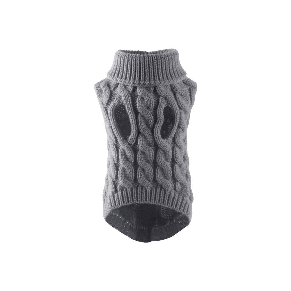 Dog Sweater Coat Knitwear Sweater Vest Winter Comfortable Puppy Clothes for Small Medium Large Dogs - PawsPlanet Australia