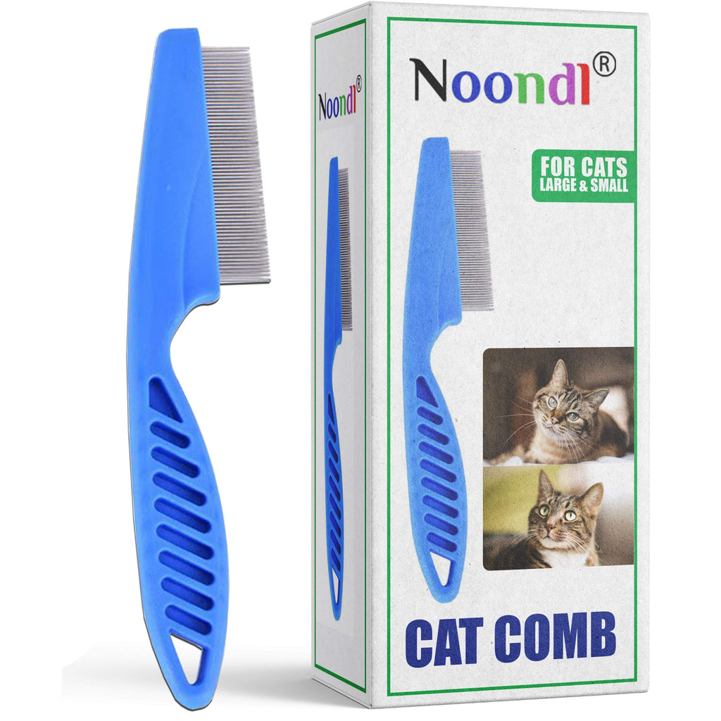 Cat Comb for Long Haired Cats with Matted Hair and Flea Removal in One BY Noondl PETS - PawsPlanet Australia