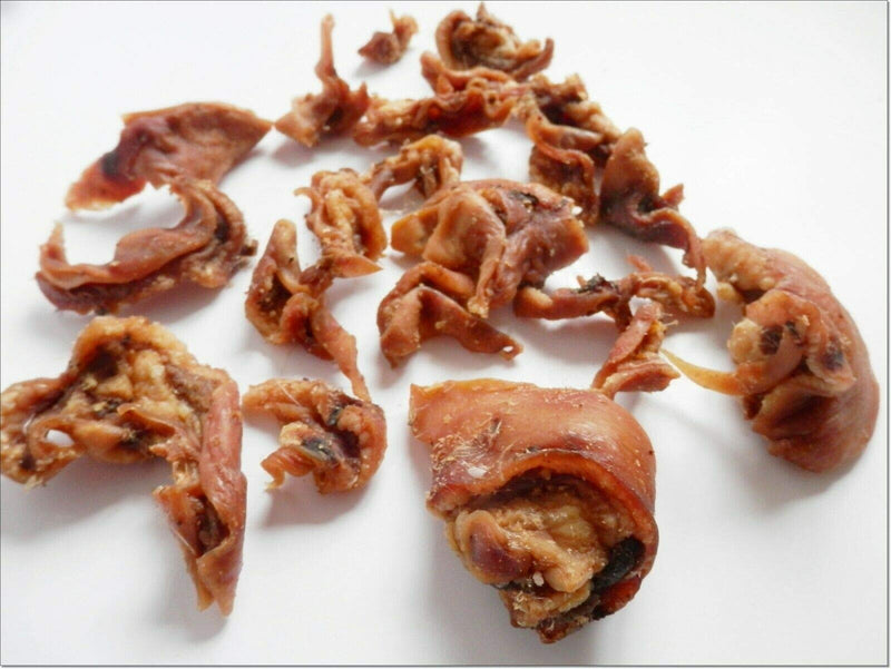 100% PURE Pork Pigs' Ear Strips - perfect for small dogs - treats chews snacks - PawsPlanet Australia