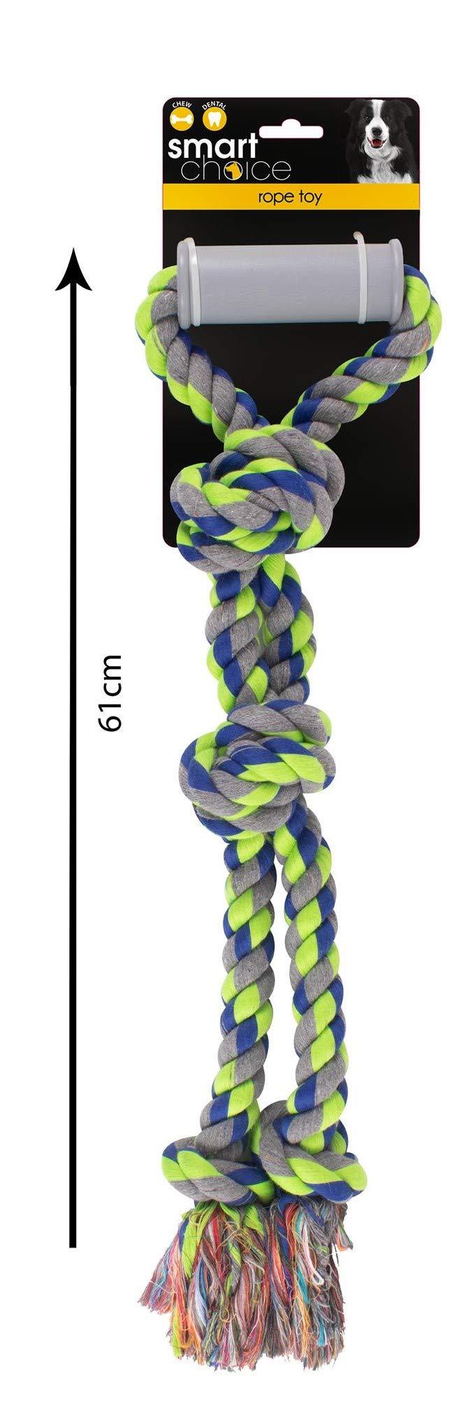 Large Rope Tug Toy for Dogs with Handle - PawsPlanet Australia