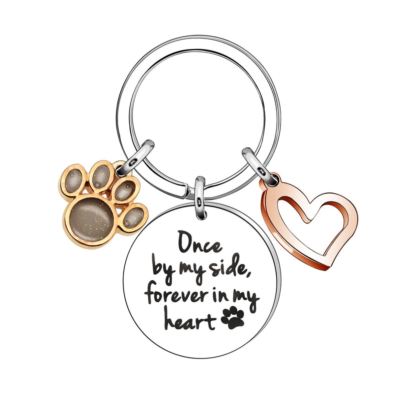 Memorial Gift - Loss of Pet Memorial Keyring Sympathy Keychain, Memory of Family Dog Cat Pet Key Ring - PawsPlanet Australia
