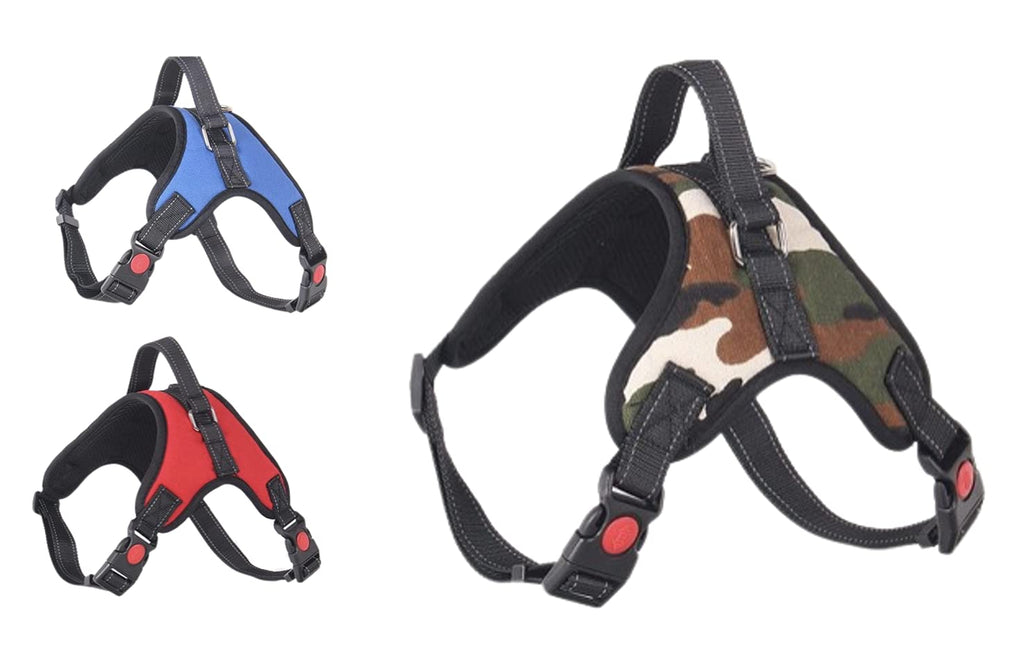 BUDDY GEAR - Dog Harness, Breathable, Adjustable, Comfortable, for Small, Medium and Large Dogs (Extra Large Camo) Extra-Large - PawsPlanet Australia