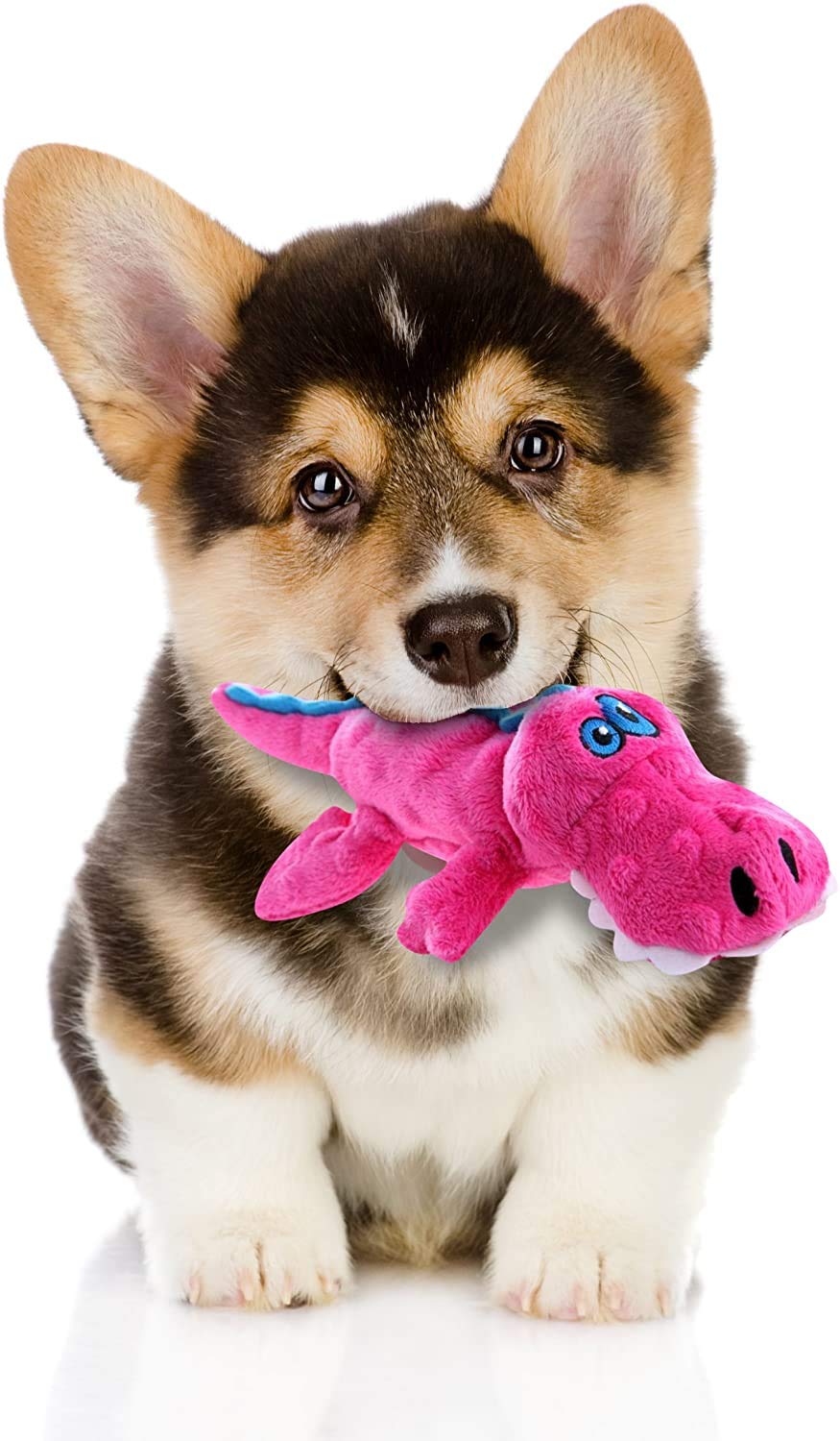 Pets Empire Dog Cat Chew Guard Technology Tough Plush Dog Toy (Pink) 1 Piece - PawsPlanet Australia