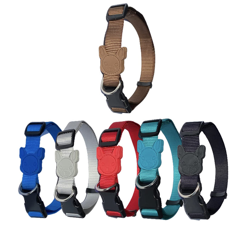 BUDDY GEAR - Adjustable Pet Collars (Medium Brown) Medium - PawsPlanet Australia