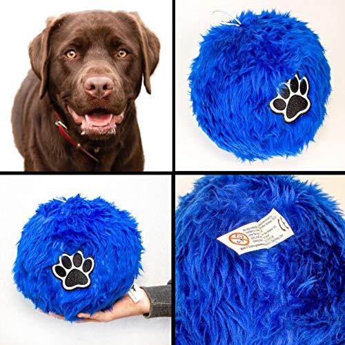 Soft Fluffy Ball For Chocolate Labrador Dog - Large Size Ball - PawsPlanet Australia