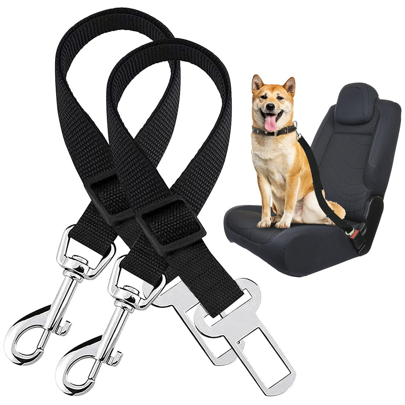 2pk Dog Car Seat Belts | Adjustable Dog Seat Belt for Dogs In Car | Dog Seat Belts for Cars UK | Car Dog Seat Belt Clip | Dog Car Seat Belt | Dog Seatbelt for Dogs | Dog Safety Belt for Car - PawsPlanet Australia