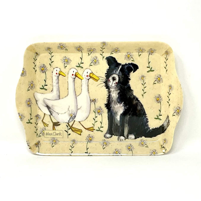 ALEX CLARK Small Melamine Daisyfield Farm Dog and Duck Tray - PawsPlanet Australia