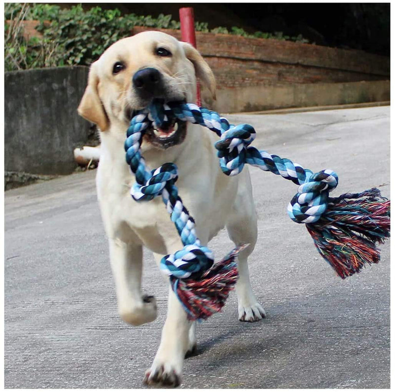 XXX Large Dog Puppy Rope Chew Toy Indestructible, Thick Chunky for Strong Large Medium Dogs Puppies, Dog Training Toys Rope Tug for Aggressive Chewers, Indestructible Dog Puppy Teething Training Toy. - PawsPlanet Australia