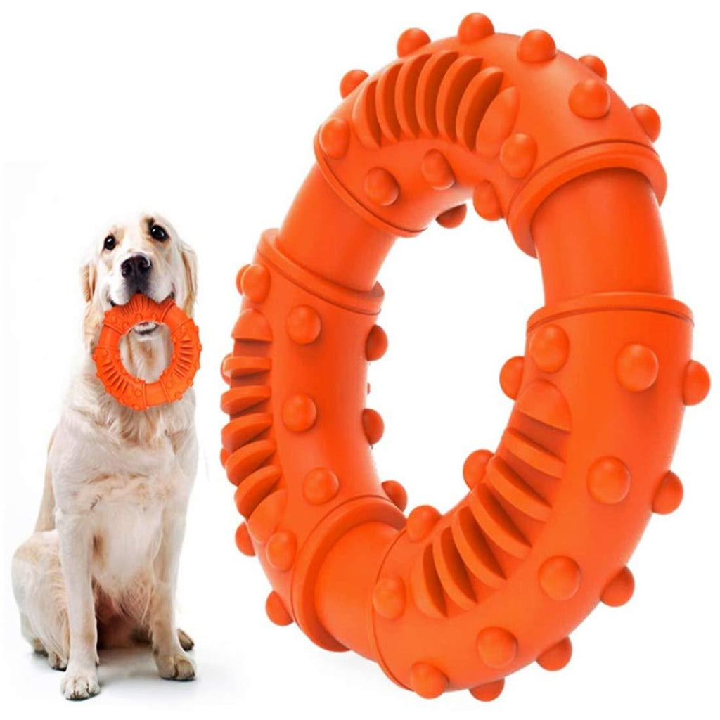 Feeziloe Durable Pet Puppy Dog Toy for Aggressive Chewers, Bite Resistant Non-Toxic Soft Natural Rubber, Tough Durable Puppy Chew Toy, Dog Pet Chew Tooth Cleaning Toy - PawsPlanet Australia