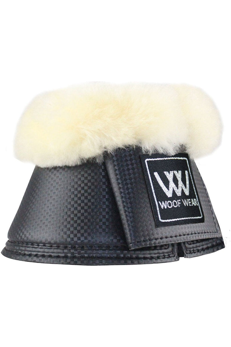 Woof Wear Faux Sheep Pro Over Reach Boots Black S - PawsPlanet Australia