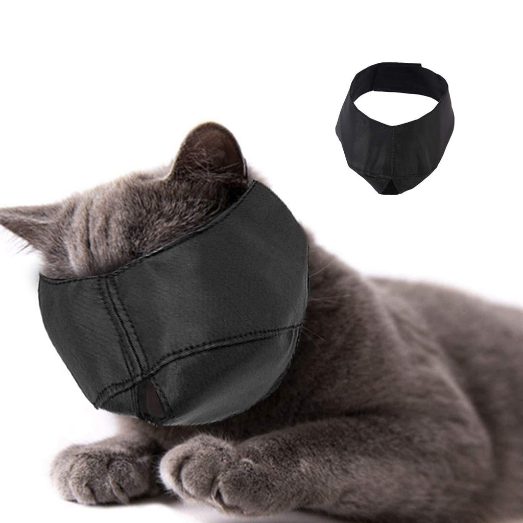 AWOCAN Nylon Cat Muzzles,Cat Face Mask,Preventing Anti-Biting and Scratches,Pet Groomer Helpers Tools (m) m - PawsPlanet Australia