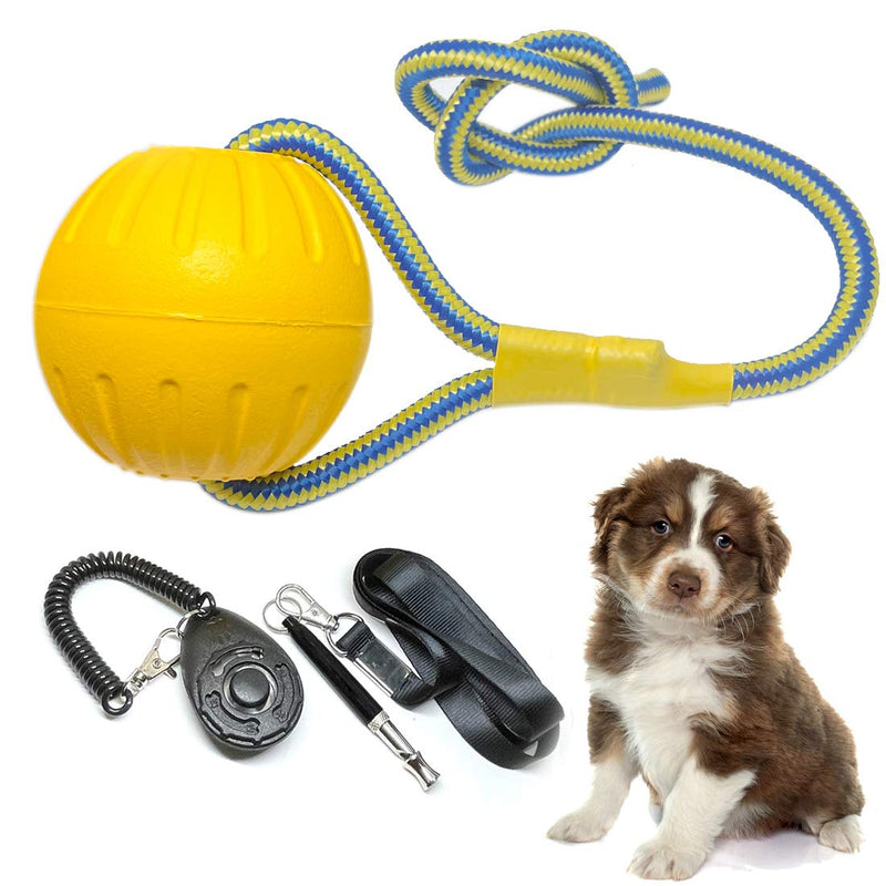 Toyouce Dog Training Whistle for recall,dog ball on rope,dog clicker training kit Pack of 3 - PawsPlanet Australia