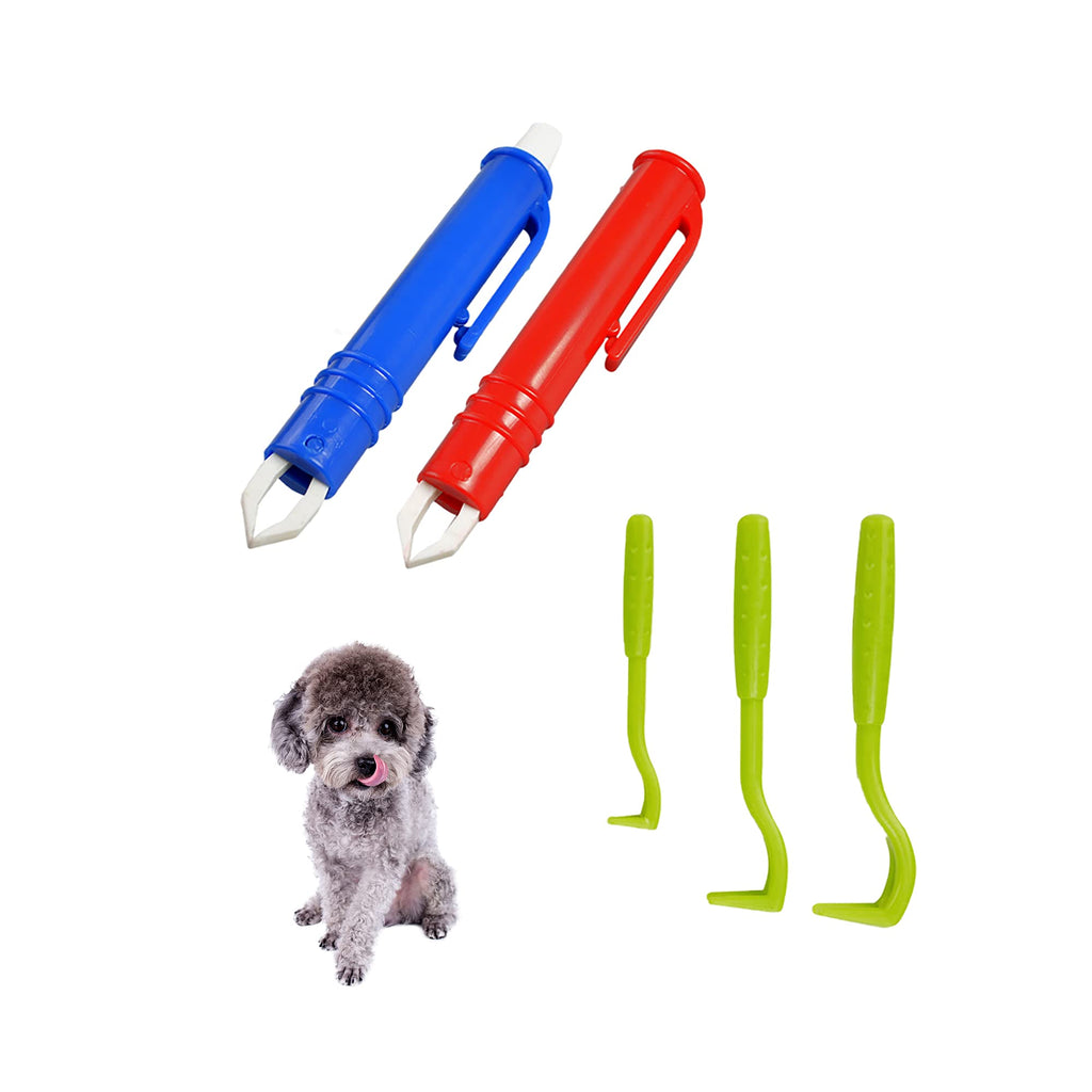 CHSG 5 Pcs Tick Remover Remover Kit With Set Of 3 Tick Hook And 2 Tick Clip For The Tick Removal Tool Can Remove Ticks Easily And Safely From Human, Dogs, Cats, Or Other Pets and Pest - PawsPlanet Australia