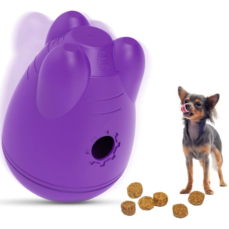 ZIKKTA Dog Toys, Interactive Dog Treat Dispenser Toy. Puzzle - Slow Feeder Puppy Toy for IQ Training & Mental Stimulation Purple - PawsPlanet Australia