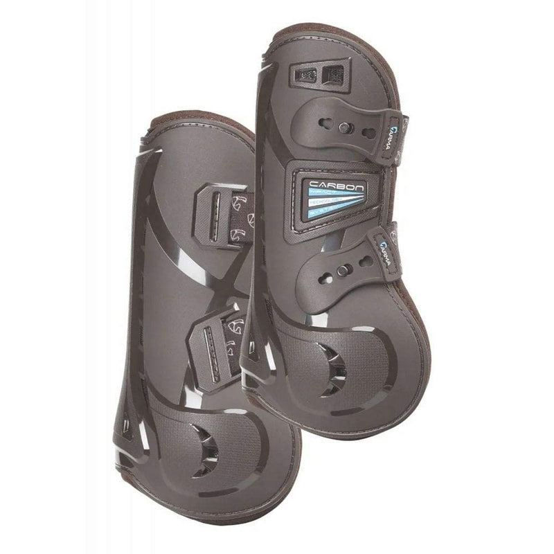 Shires Arma Carbon Tendon Boots - Brown Full - PawsPlanet Australia