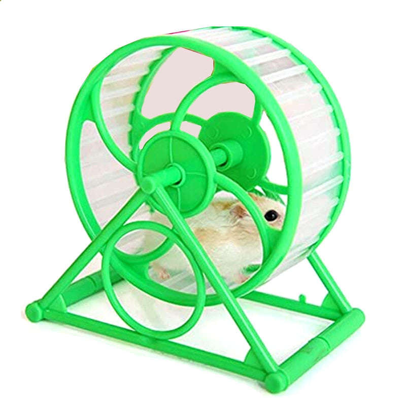 SevenMye Hamster Wheel Toy Hamster Exercise Wheel Cage Pet Exercise Running Wheel Low Noise Exercise Roller Toy for Hedgehog Chinchilla Guinea Pig Ferret Mice, Colors Random - PawsPlanet Australia