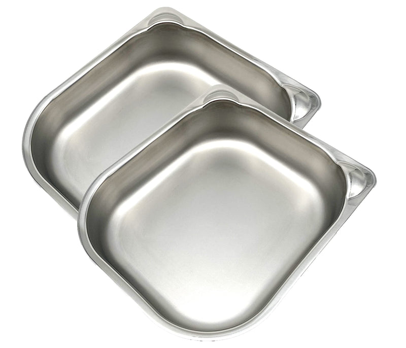 Cat Mate Stainless Steel Bowl Inserts x 2 for Cat Mate C100 and C200 Automatic Feeders (Feeder Not Included) Stainless Steel Insert Bowls x2 - PawsPlanet Australia