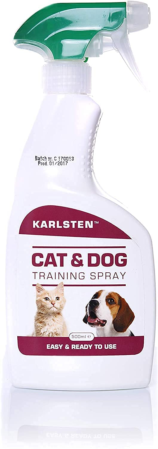 Karlsten Urine Repellent & Anti Fouling Spray for Cat and Dog Repellent Stop Cats and Dogs Repeat Marking Indoors and Outdoors Natural Training Aid Repel cats and Dogs 500 ML - PawsPlanet Australia