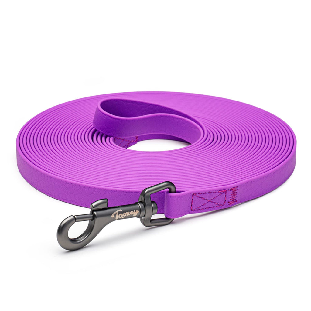 Toozey recall lead for dogs, 3 m / 5 m / 7 m / 10 m / 15 m / 20 m, recall lead with hand loop and mesh pocket, waterproof training lead for large to small dogs, sturdy dog lead. - PawsPlanet Australia