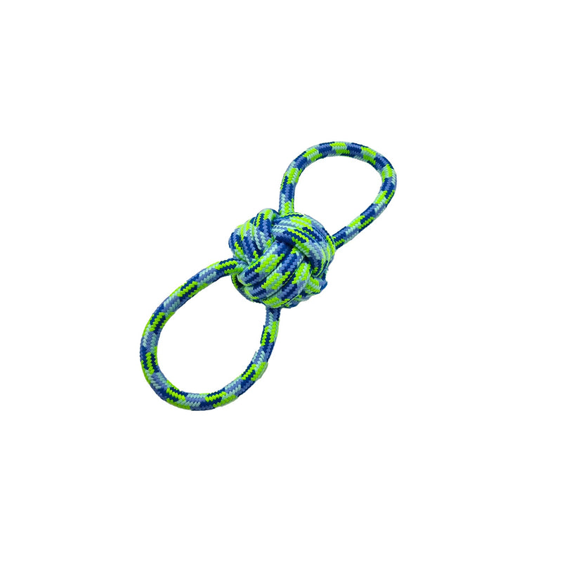 Tug of War  Dog Rope Toy  Bright Blue Coloured  Keep Teeth Strong  Great for Fetch and Tug-of-War  Suitable for Indoor & Outdoor Play  NO MORE DAMAGE TO HOME - PawsPlanet Australia