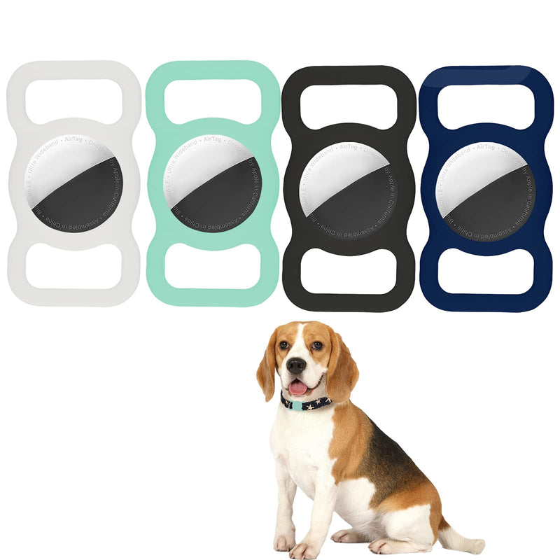 GABraden 3 Pack Protective Case Compatible with Airtag Pet Collar Silicone Cat Dog Collar Holder for Air tags Protective Silicone Cover Compatible with Apple Air Tag for Anti-Lost Use with Dog Collar - PawsPlanet Australia
