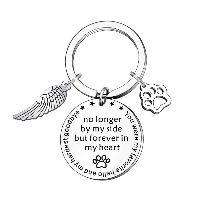 FMCC Dog Memorial Gifts Keyring Pet Sympathy Gifts for Dogs Loss of Dog Gifts Remembrance No Longer by My Side But Forever in My Heart - PawsPlanet Australia