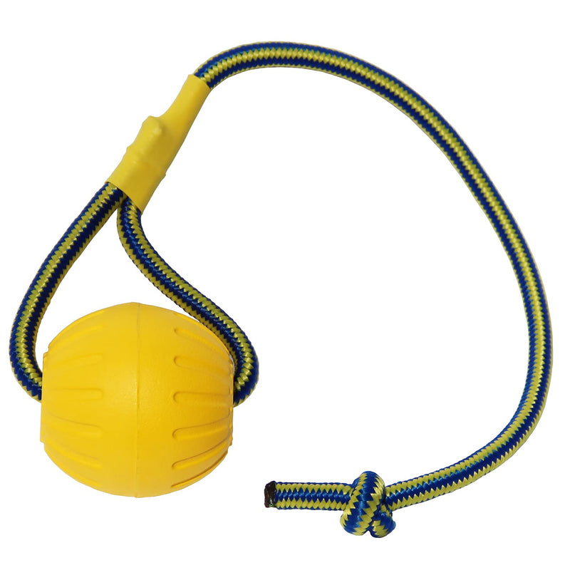 Ball with Rope Dog Toy,Fling Dura Foam Ball Dog Toy,Dog Water Float Toy Ball，Small Medium Large Dog Tug Toy (2.75inch(Small &Medium Dog)) 2.75inch(Small &Medium Dog) - PawsPlanet Australia
