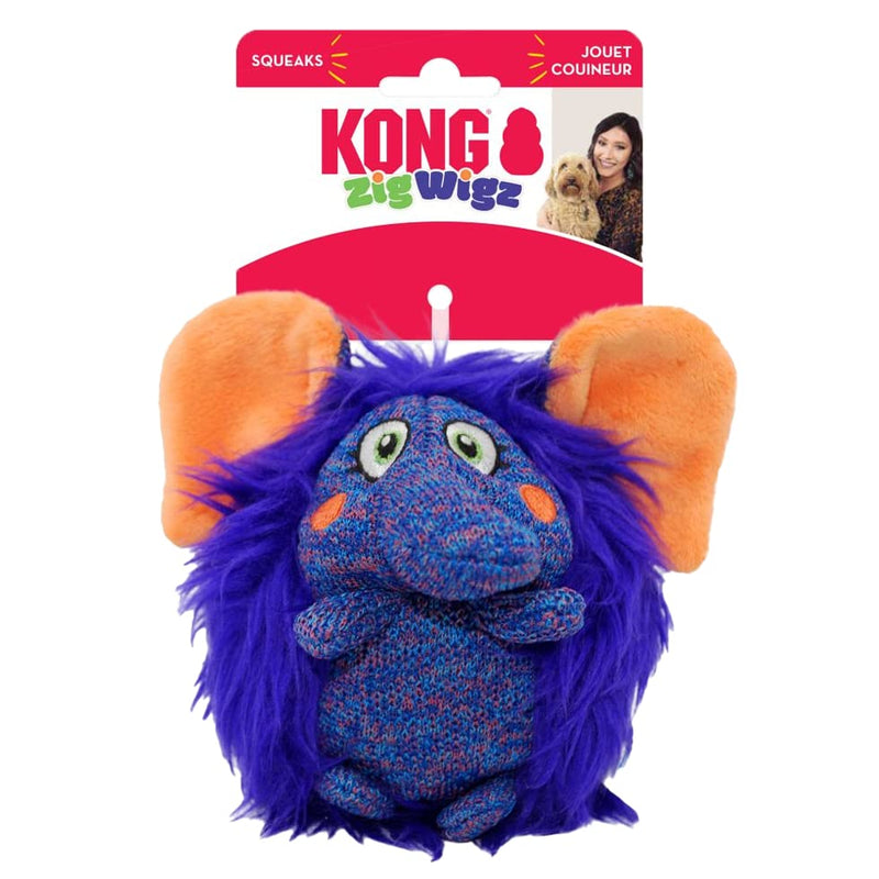 KONG ZigWigz Soft Toy for Dogs (Elephant, Medium) - PawsPlanet Australia