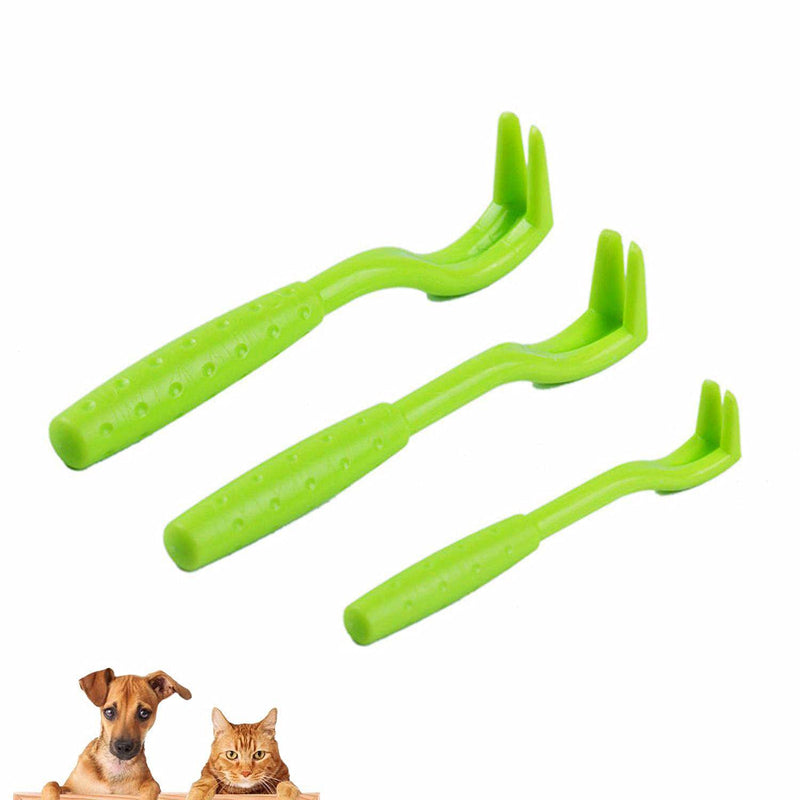 DEEDPF 3 x Tick Pliers, Tick Hooks, Tick Traps, Tick Traps for Dogs and Cats, Removing Ticks, Green - PawsPlanet Australia