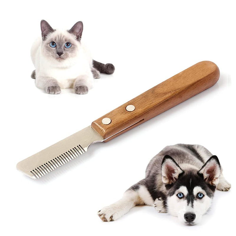 Pet Stripping Knife, Grooming Stripping Knife, Pet Grooming Knife, Dog Stripping Knife, Professional Dog Stripping Tool, Hand Pet Stripping Knife, Puppy Grooming Stripping Knife, Right Hand - PawsPlanet Australia