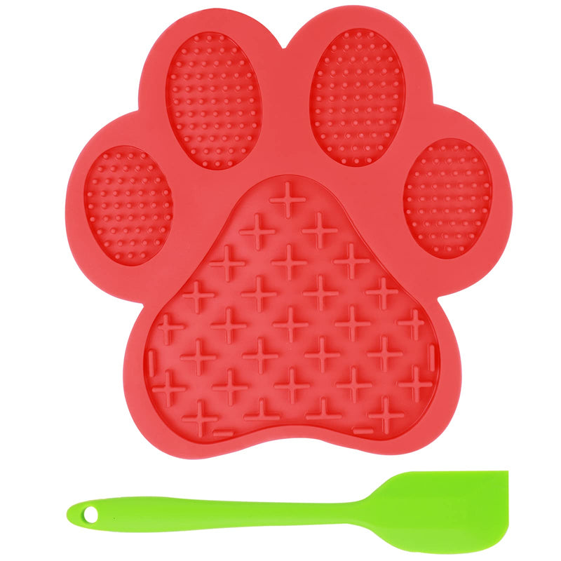 ProChosen Lick Mat for Dogs, Silicone Lick Mat, Fits with 1 Silicone Spatula, for Pet Bathing, Care, Training, Slow Feeder with Super Strong Suction Power - PawsPlanet Australia