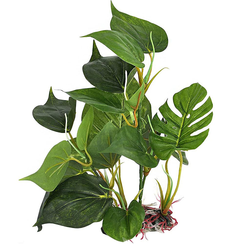 ANCLLO Aquarium Plastic Plant, Artificial Plant Lifelike Water Grass Decoration for fish tank - PawsPlanet Australia