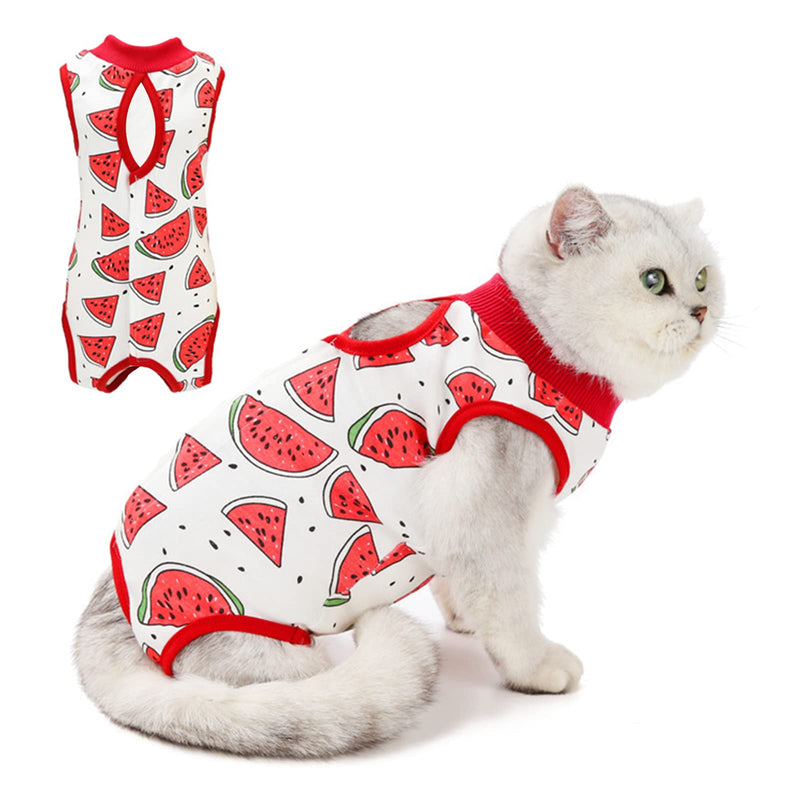 LxwSin Cat Recovery Suit, Cat Surgery Recovery Suit, Cotton Breathable Cat Recovery Body Wrap Anti-Licking Cat Suit Physiological Clothes for Cats Dogs Abdominal Wounds Recovery Weaning (M,L) L - PawsPlanet Australia