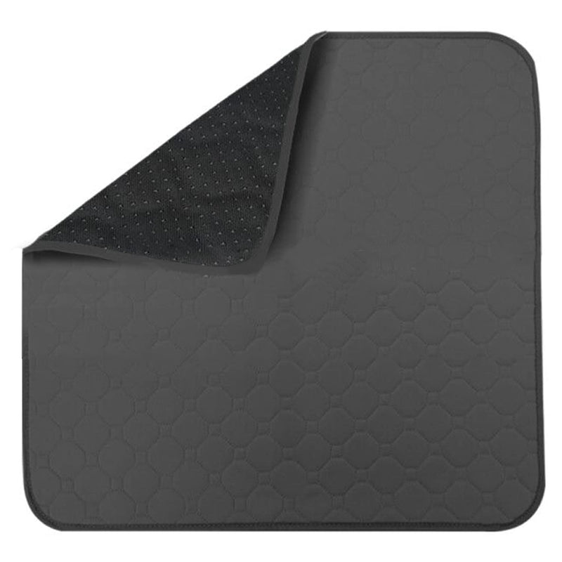 Waterproof Seat Pad Incontinence Pad Chair Seat Protector Pad Cushion Sheet Absorbent Washable Bed Pad Pet Sofa Cushion Multifunctional Waterproof Non Slip Underpad for Seniors, Adult, Children, Pet Black - PawsPlanet Australia