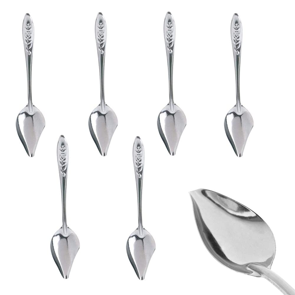 NA 6 Pieces Bird Feeding Spoon Stainless Steel Feeding Spoon Parrot Milk Spoons Hand Feeding Spoons Used for Peony Cockatiel Parrot Peony - PawsPlanet Australia