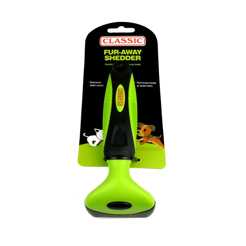 CLASSIC Pet Grooming De-Shedder for Dogs - Small, Green - PawsPlanet Australia