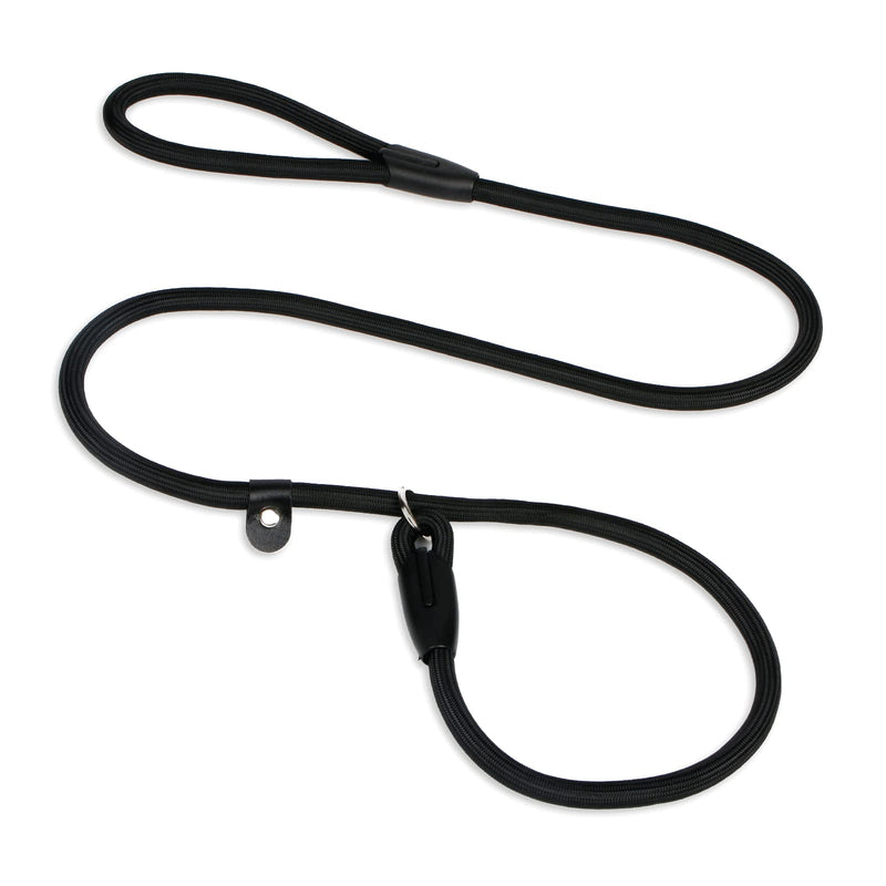 Dog Slip Leads Leash, 4.5FT Durable Puppy Rope Leashes Collar Nylon Dog Training Walking Lead Leashes for Small Medium Dogs (Black) Black - PawsPlanet Australia
