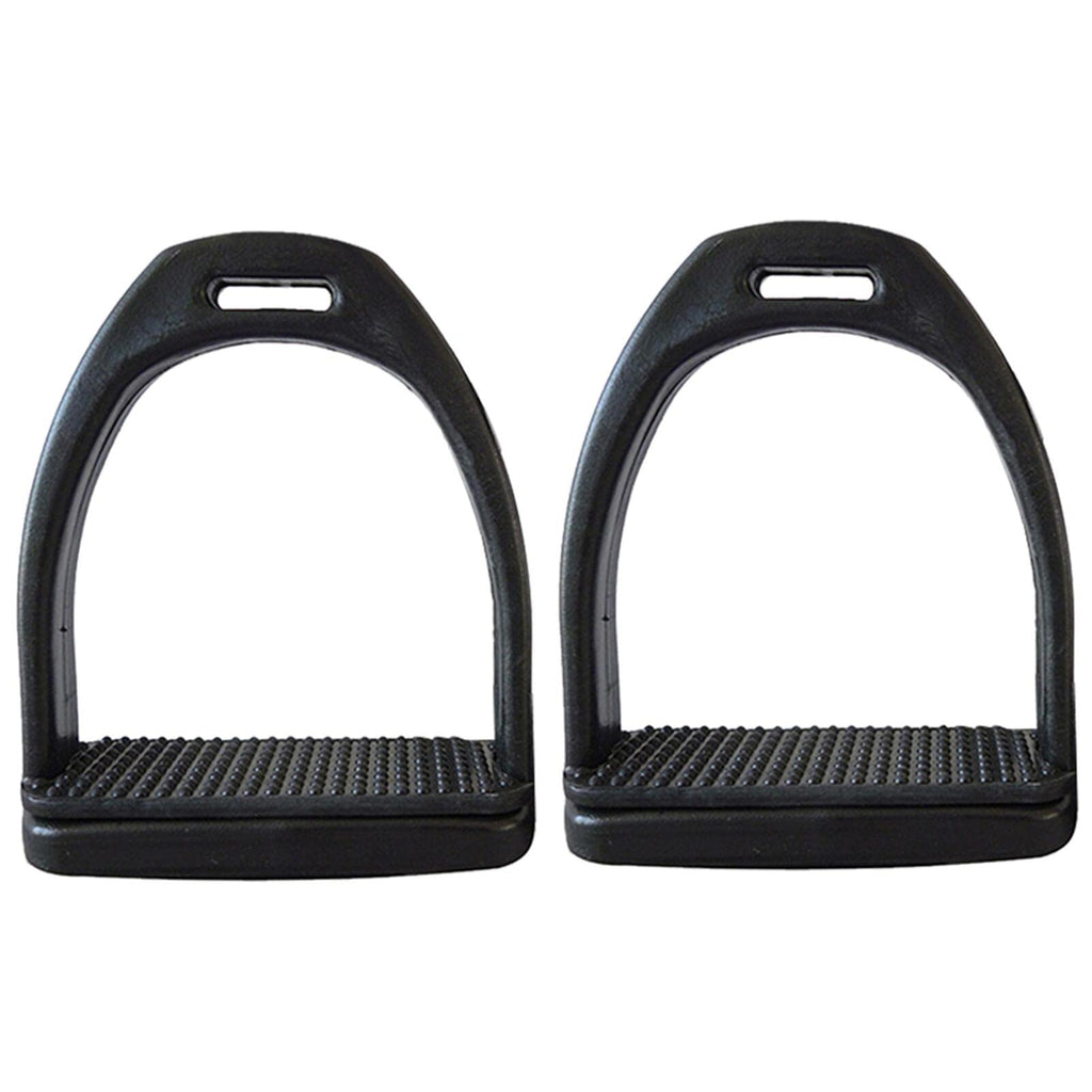 MOVKZACV Safety Stirrups,2Pcs Horse Riding Stirrups,Lightweight Wide Track Equestrian Stirrups Treads with Non-slip Rubber Pad,Equestrian Supplies for Childen/Adults(90 x 96 mm,for Childen) s for child - PawsPlanet Australia