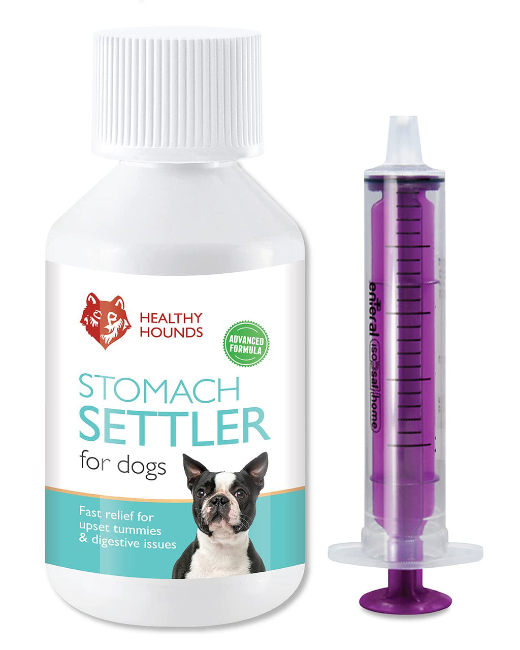 Healthy Hounds Tummy Settler (100ml) | Up to 20 Servings | Diarrhoea Treatment for Dogs | 100% Natural Fast Effective Tummy Settler for Dogs, Stomach Upsets, Loose Stools, Wind, Digestive Disorders 100ml - PawsPlanet Australia