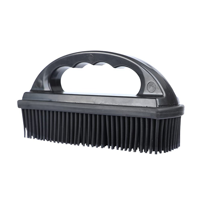 Rubber Pet Hair Removal Brush Lint & Hair Removal Cat Dog Hair Remover Brush Pet Hair Removal Tool Silicone Lint and Debris Remover for Cleaning, Grooming, Lint and Fur Removal, Home, (black) Black - PawsPlanet Australia
