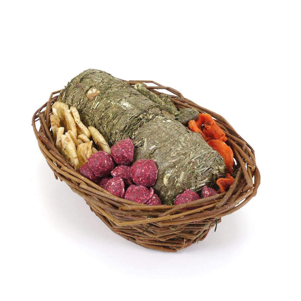 Rosewood,Natural Naturals Willow Treat Basket, NEW INGREDIENTS, for Small Animals - PawsPlanet Australia