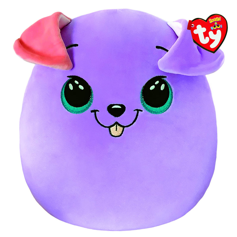 Ty Toys - Squish a Boo Dog Bitsy - 31 CM Purple 2009134 Bitsy Dog - PawsPlanet Australia