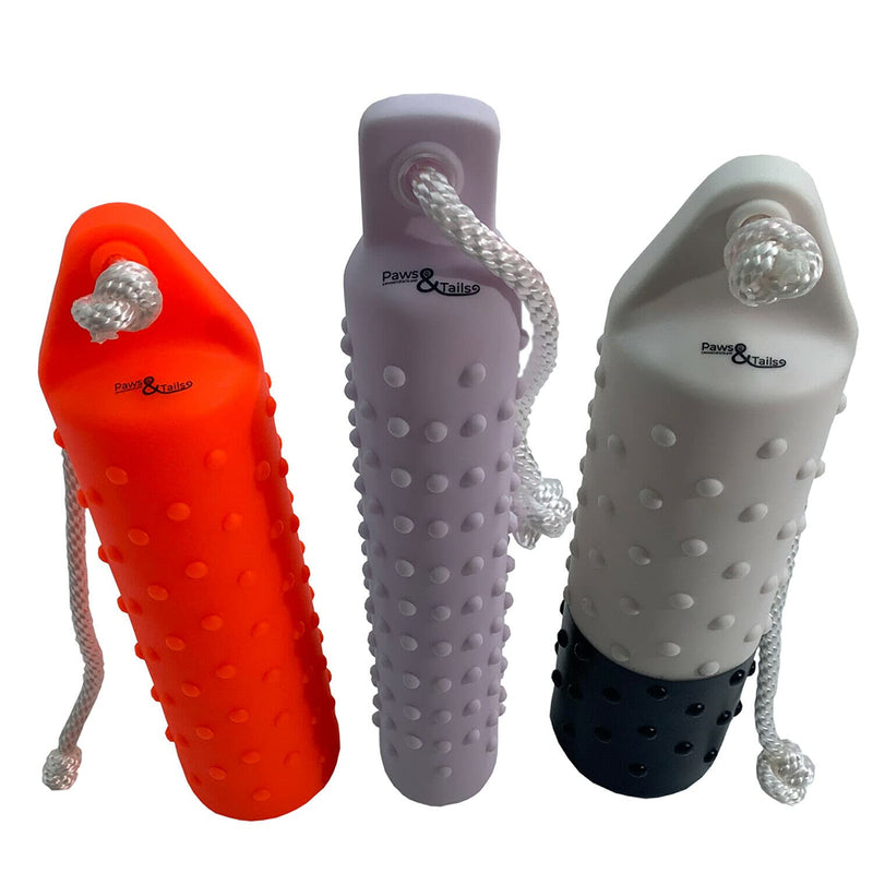 Chameleon Gun Dog Training Dummy Toy Water Floating 420g (Black & White) Black & White - PawsPlanet Australia