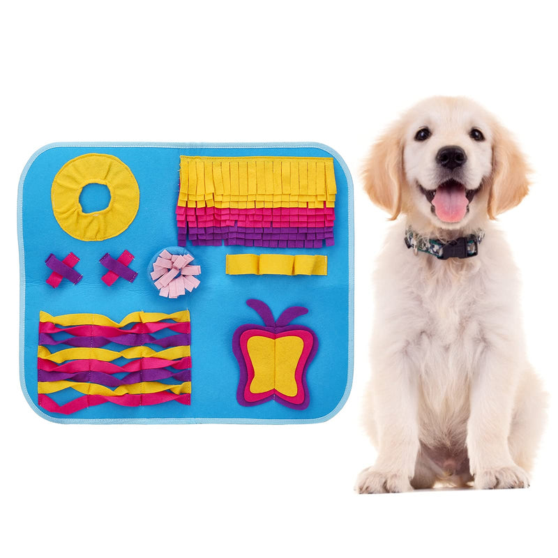 Dog Training Snuffle Mat Pet Dog Snuffle Mat Training Sniffing Pad Puppy Training Pad Foraging Skill Puzzle Toys for Pets Smell Foraging Skill Blanket Puzzle Toys (B) - PawsPlanet Australia